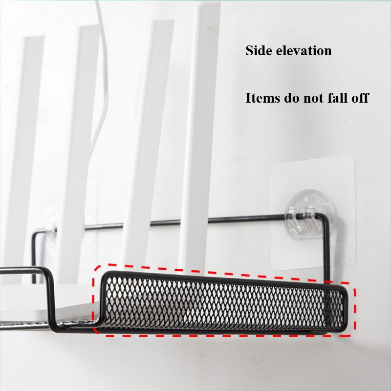 No‑Drill Wall Mount Router She - Home Edit Bathroom Storage review and price