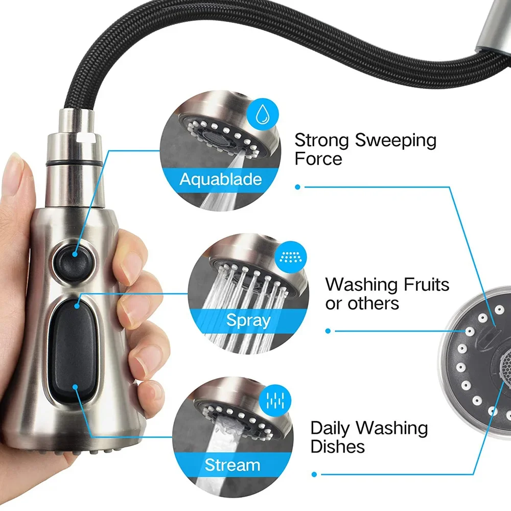 Kitchen Pull Out Faucet Spraye - Basin Mixer Tap review and price