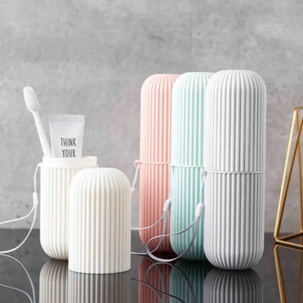 Travel Portable Toothbrush Cup - Home Edit Bathroom Storage review and price