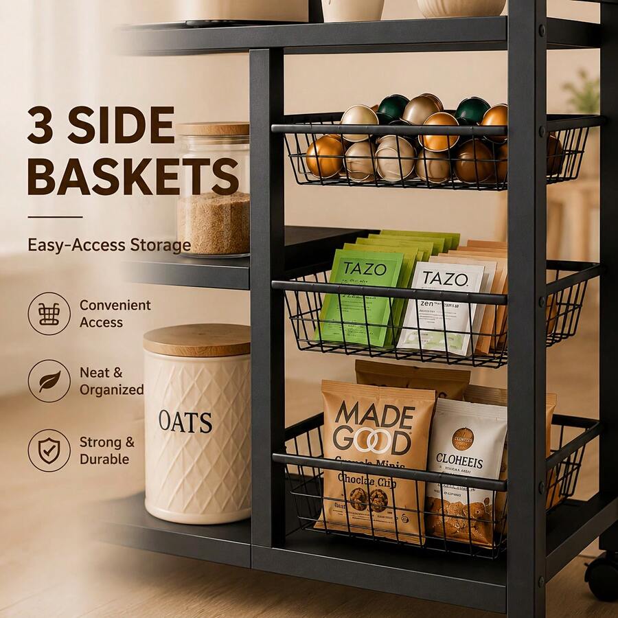 1pc Mobile Storage Rack, Adjus - Home Edit Bathroom Storage review and price