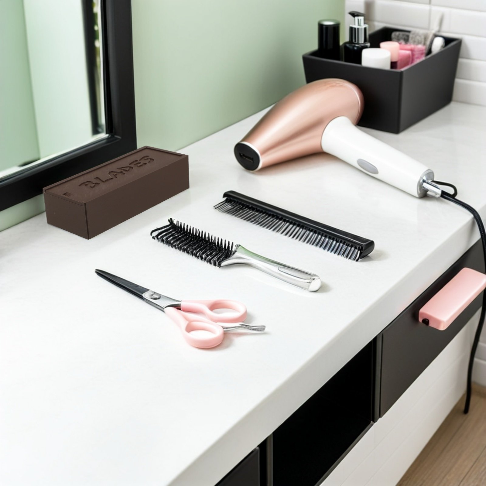 Clipper Blade Storage Case Dou - Home Bathroom Organizer review and price